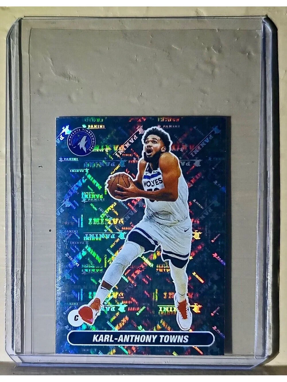 2023-24 Karl-Anthony Towns Panini NBA Basketball #385 Sticker Timberwolves